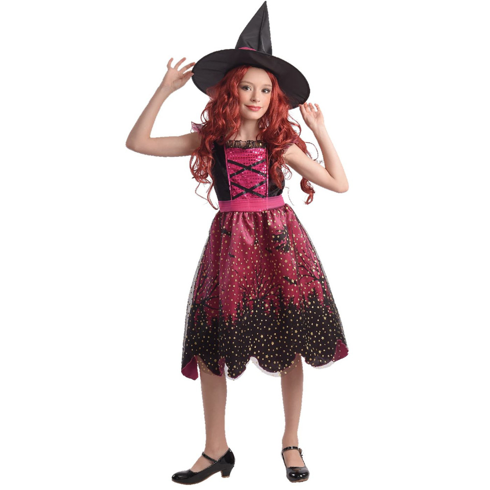 Στολή Παιδική ροζ Μάγισσα