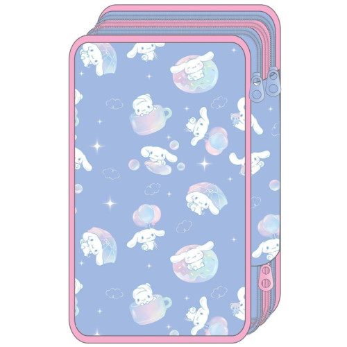 Σχολική Κασετίνα Τριπλή Γεμάτη Cinnamoroll Balloons Must Team