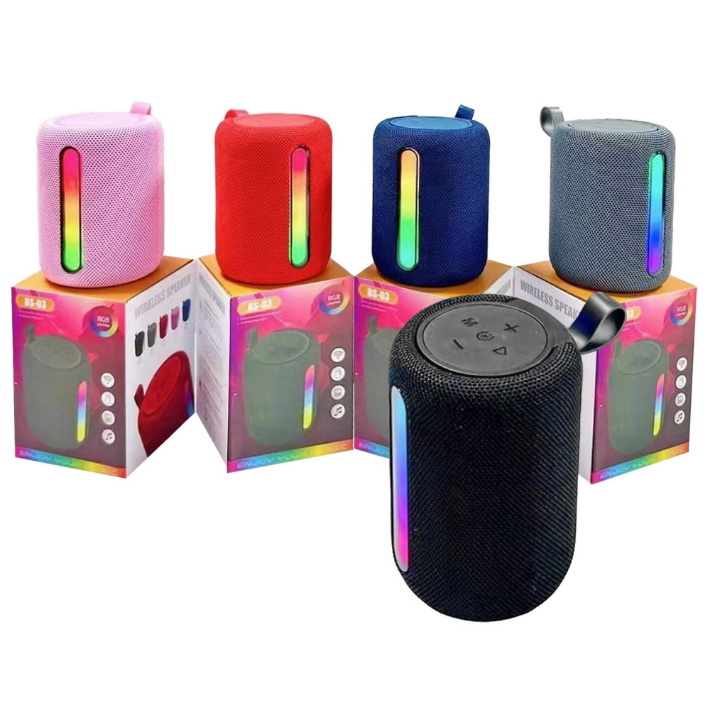 Ηχείο Bluetooth Κυλινδρικό με Strap 12x8,5cm