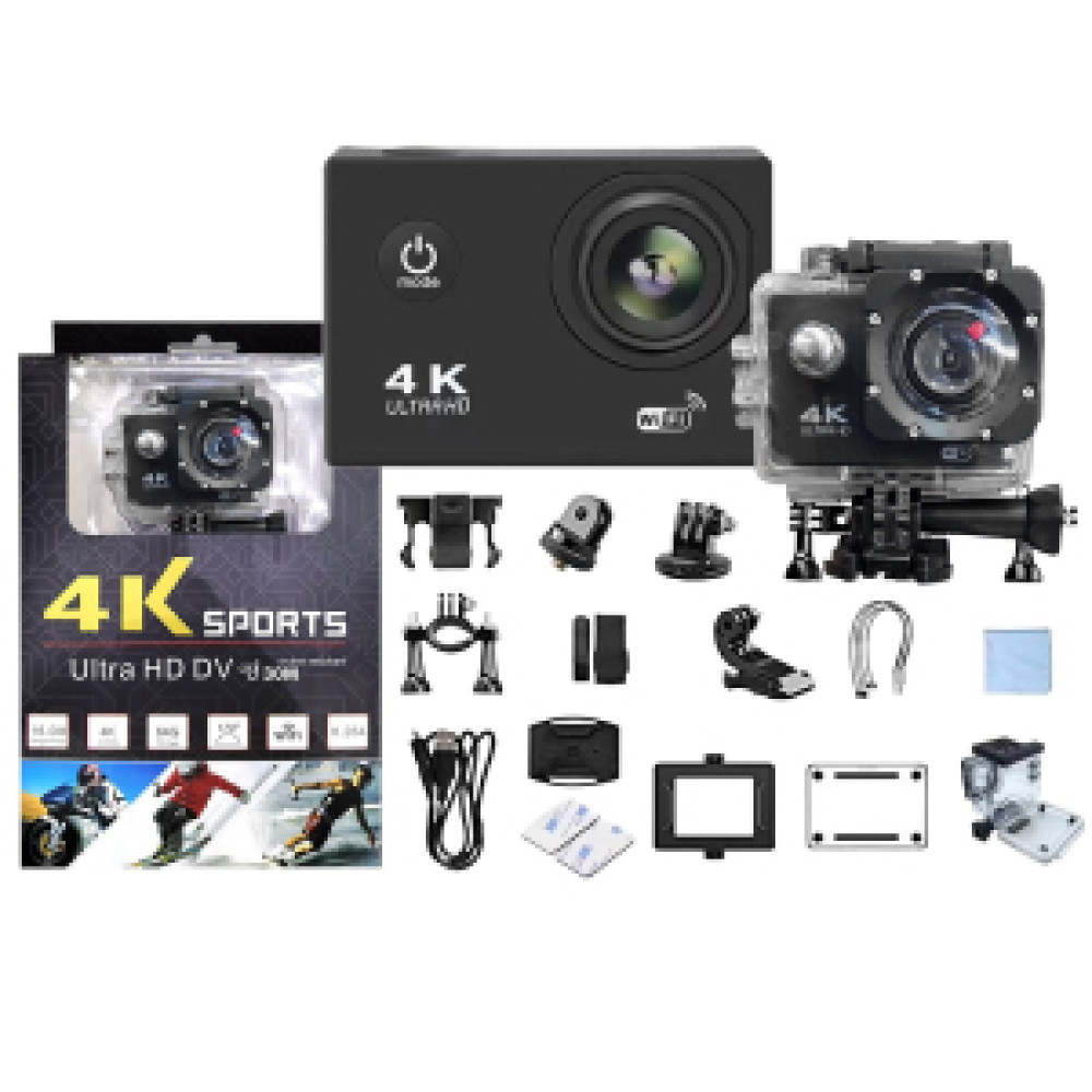 Action Camera Wifi με Αδιάβροχη Θήκη