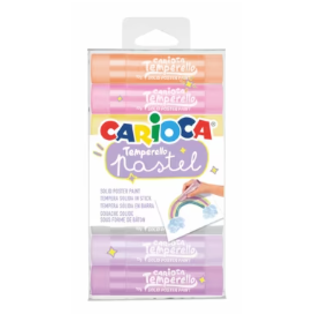 ΜΑΡΚΑΔΟΡΟΙ CARIOCA TEMPERELLO PASTEL 8 χρωμ.