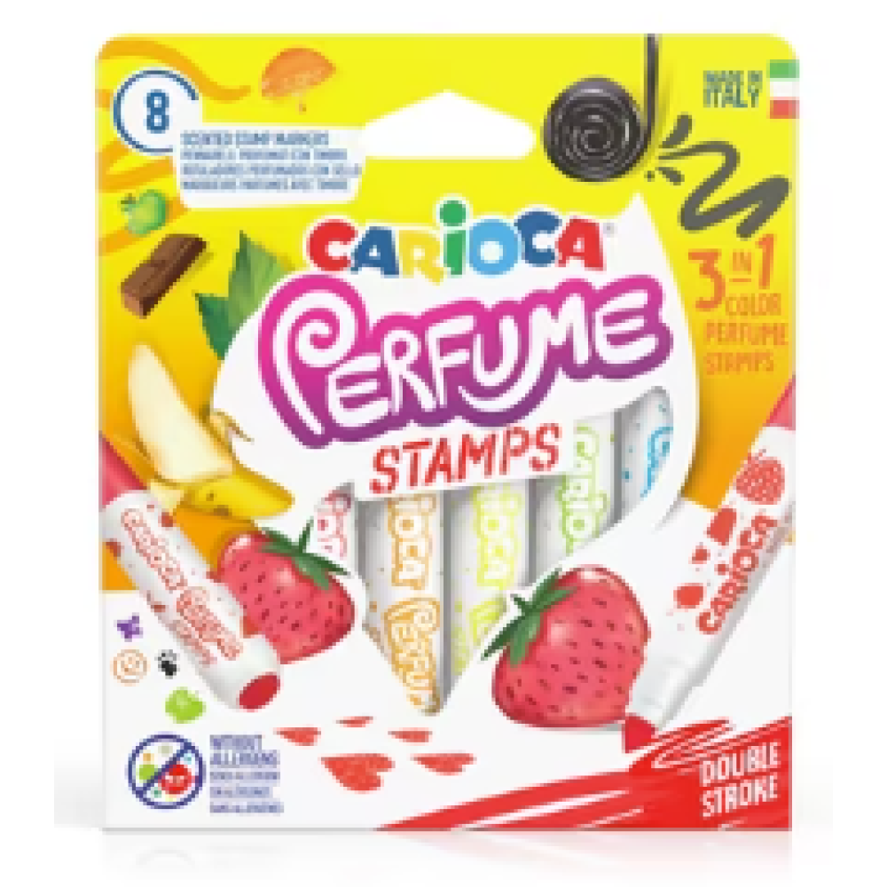 ΜΑΡΚΑΔΟΡΟΙ CARIOCA PERFUME STAMPS 8 χρωμ.