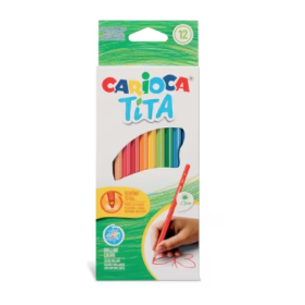 ΚΡΑΓΙΟΝ ΧΡΩΜΑΤΙΣΤΑ CARIOCA ΤΙΤΑ 12 χρωμ.