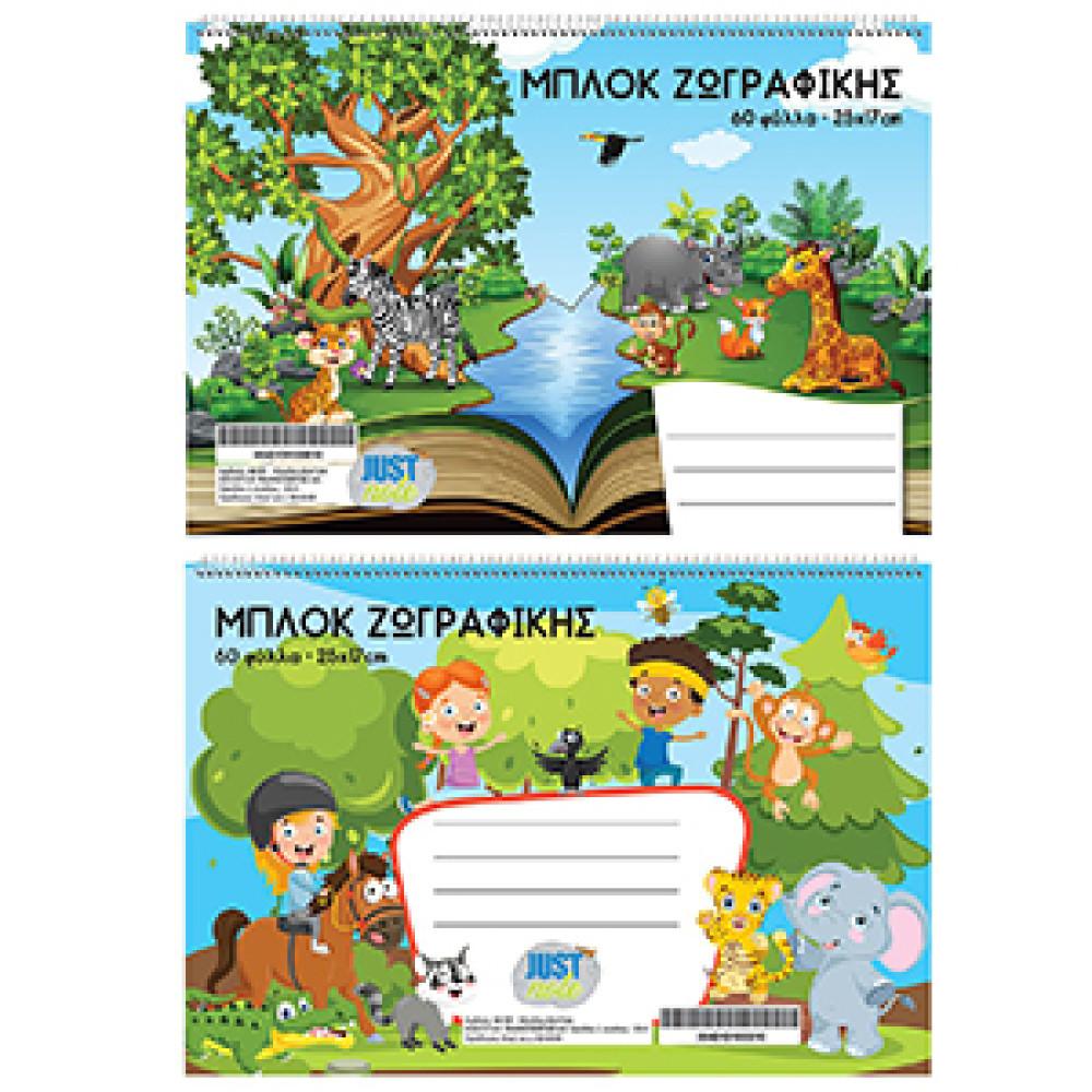 ΜΠΛΟΚ ΖΩΓΡΑΦΙΚΗΣ 60Φ 17x25cm