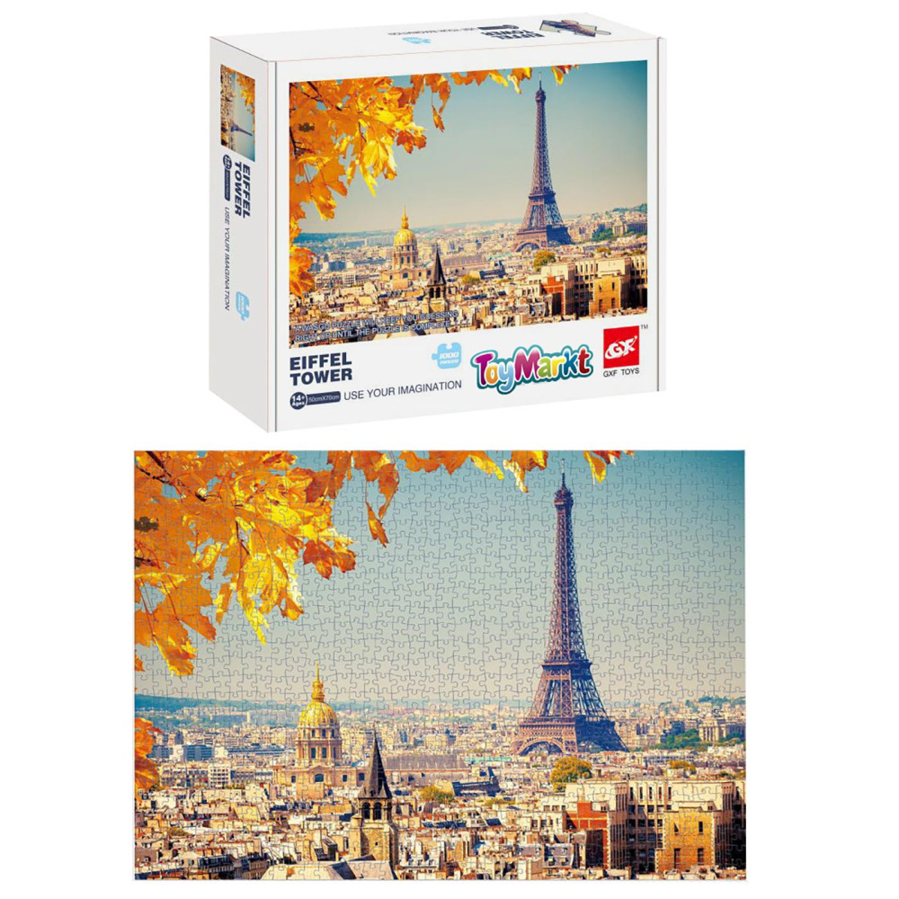 Παζλ 1000 τεμ πύργος άιφελ 25x20x5cm