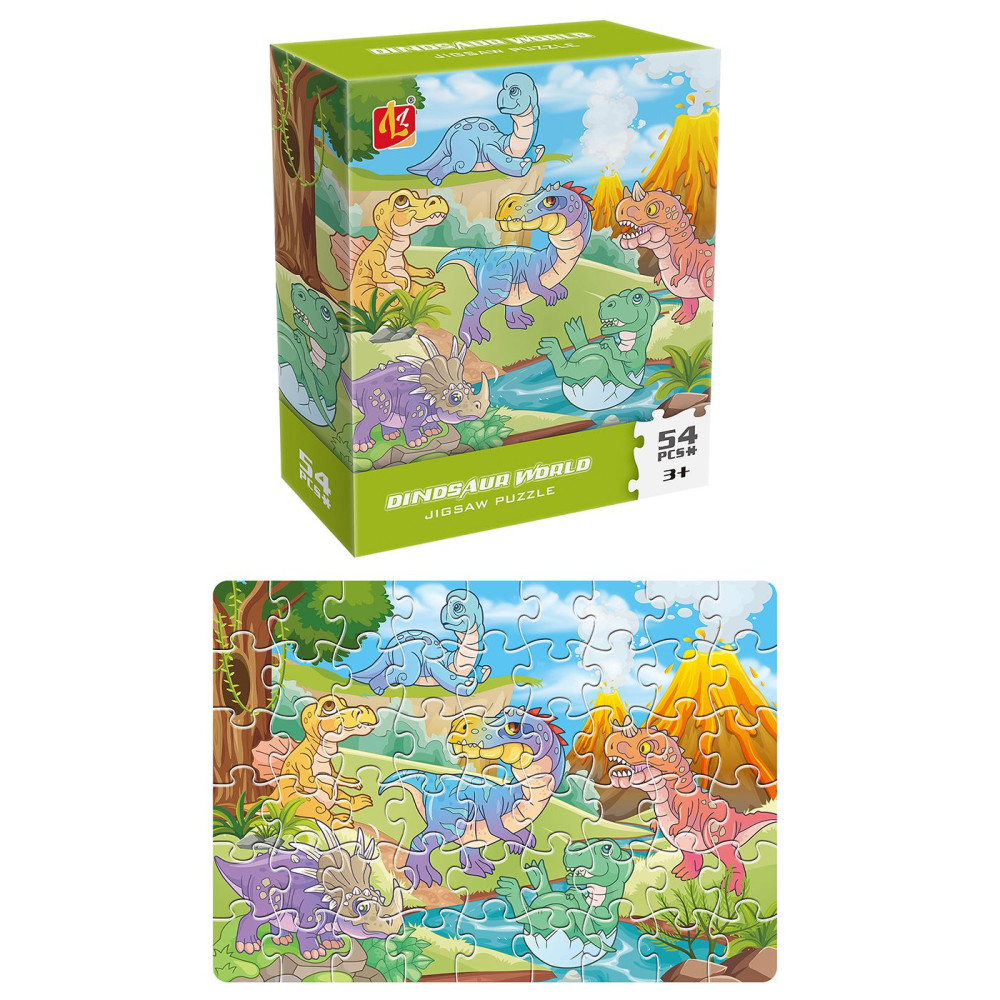 Παζλ 54 τεμ δεινοσαυράκια 16x20x4cm
