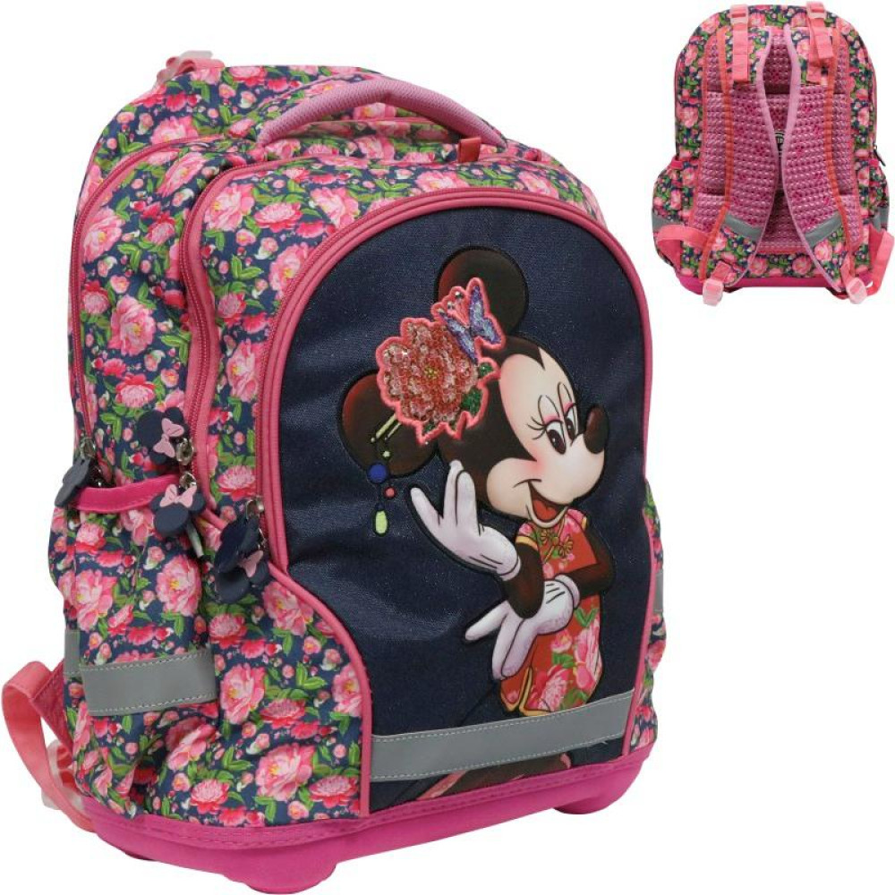 ΤΣΑΝΤΑ ΣΧΟΛΙΚΗ STREET MINNIE 31x20x41cm (με εργονομική πλάτη air system)