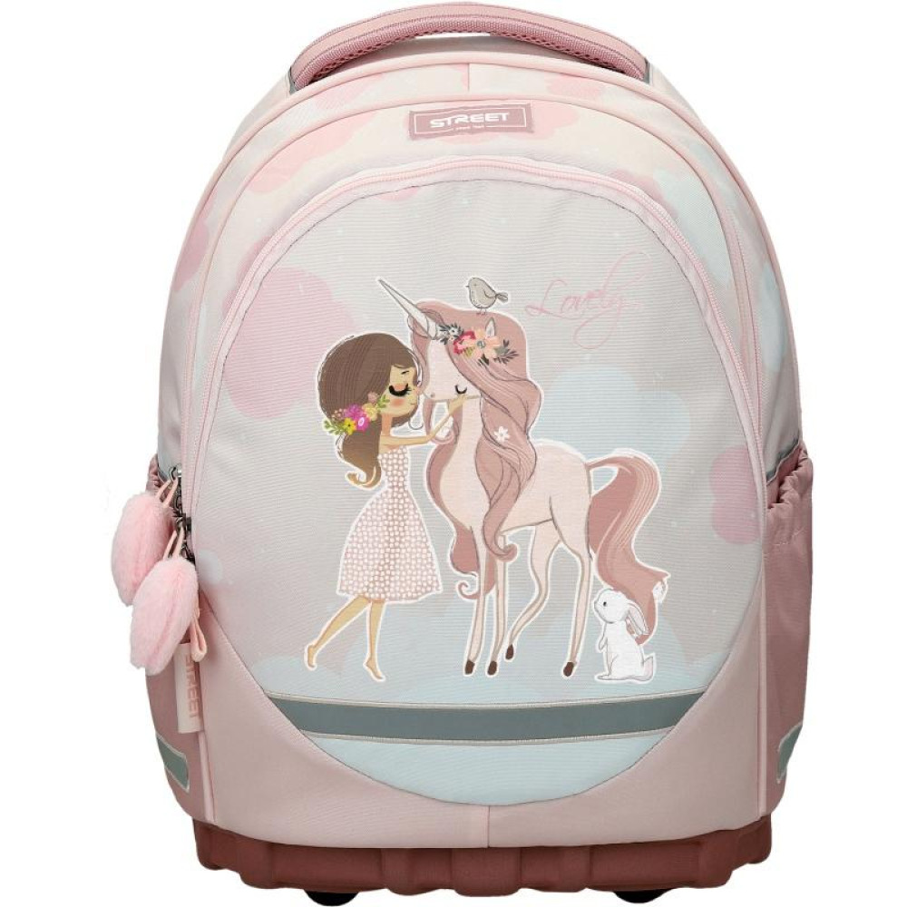 ΤΣΑΝΤΑ ΣΧΟΛΙΚΗ STREET LOVELY TALE 31x16x43cm (με εργονομική πλάτη air system και σκληρό πάτο)