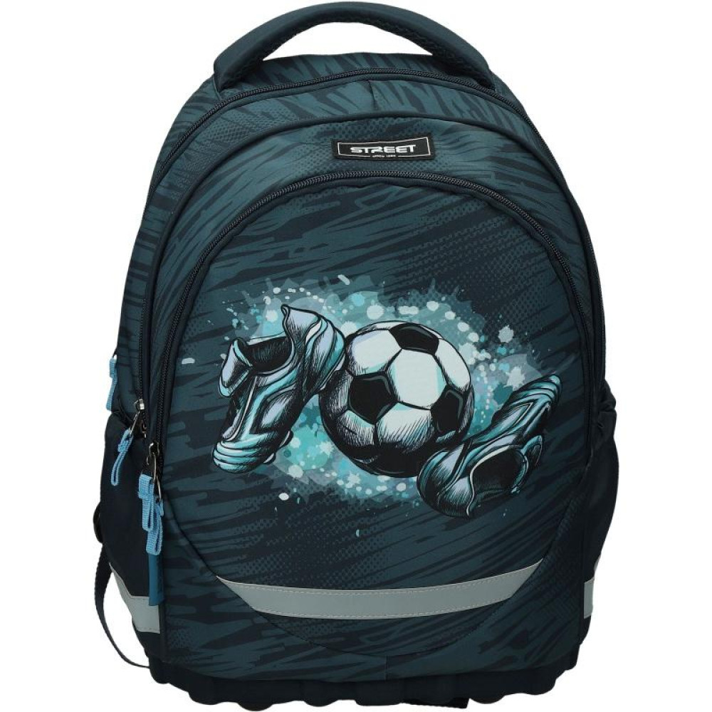ΤΣΑΝΤΑ ΣΧΟΛΙΚΗ STREET WIN 31x16x43cm (με εργονομική πλάτη air system και σκληρό πάτο)