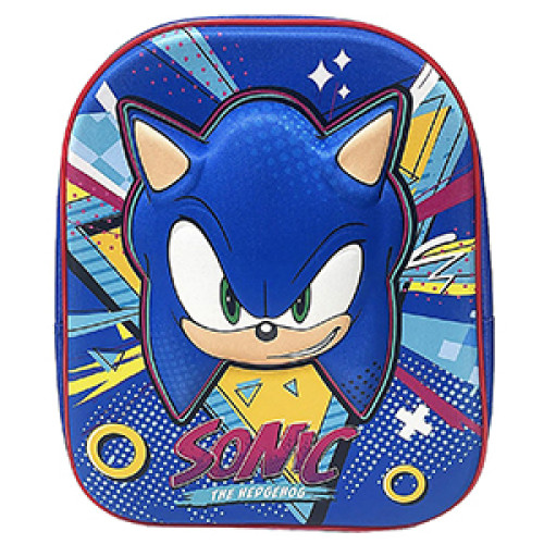 Τσάντα Πλάτης Νηπίου Sonic 3d 31cm