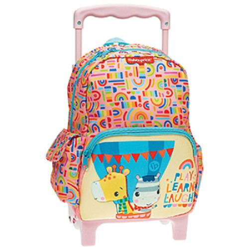 Τσάντα Τρόλευ Νηπίου Ανατομική Πλάτη Fisher Price Balloon 35x25x15cm